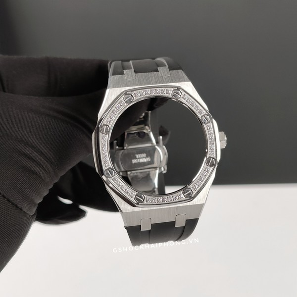 Bộ vỏ GA-2100 AP - Gen 4 - Bộ thép nạm đá - Dây cao su đen ( có núm  Bộ vỏ GA-2100 AP - Gen 4 - Bộ thép nạm đá - Dây cao su đen ( có núm